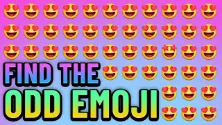 Can you find the Odd Emoji? 2022 QUIZ!