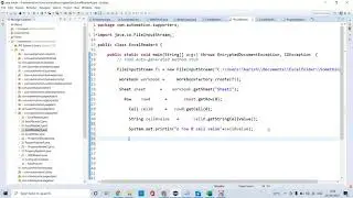 To Read the data from excel-part1