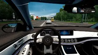 city car driving такси на мерседесе и на руле