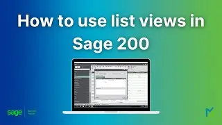 List Views in Sage 200: How to Export Data & More