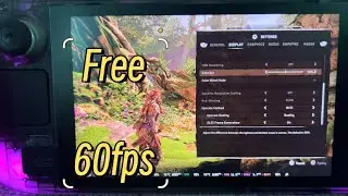 Horizon Forbiden West  DLSS Enabled on Steam Deck