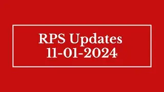 RPS Updates 11/01/2024