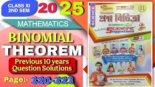 Binomial Theorem with Previous 10 Years Question Solutions Class 11 Ray & Martin Question Bank 2025