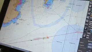 Ecdis Transas Navi Sailor 4000, Fix Position Cross bearing and range