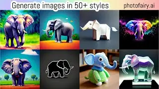 Generate images in 50+ styles (AIGC)