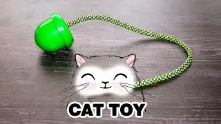 Игрушка из паракорда для кота / Paracord cat toy