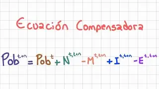 Demografía: Ecuación Compensadora