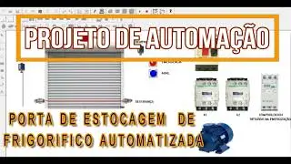 AUTOMAÇÃO PORTA DE ESTOCAGEM FRIGORIFICO