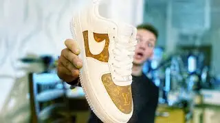 КАСТОМ NIKE AIR FORCE 1x LOUIS VUITTON  !! 👟 🎨