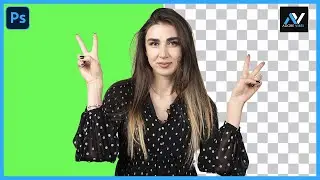 Remove Green Screen Background in Photoshop 2024 || Remove Color Fringe