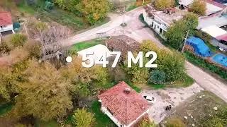 Denizli Goncalı Satılık Müstakil Ev ve Arsa Drone Çekimi