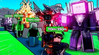 EVERY UNIT vs EVERY BOSS In Toilet Tower Defense!