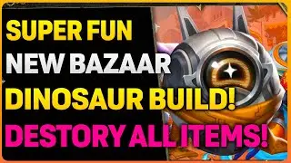 SUPER FUN Dooly Item Destruction DINOSAUR Build! | Step By Step Bazaar Guide