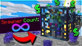 INFINITE SPAWNERS ARE INSANELY OP! | Minecraft Skyblock