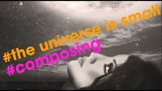 the universe is small - composing photoshop