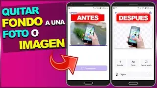 Como Eliminar o Quitar el Fondo a una Foto o Imagen desde el celular Fácil y Rápido | App