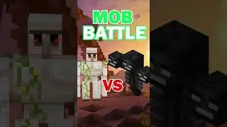 IRON GOLEMS fight ANGRY WITHERS in an EPIC BATTLE!! MINECRAFT😱