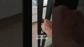 Раздвижные двери лофт на лоджию/Aastraloft/мебель лофт Астрахань/лофт перегородки
