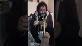 Mil4o ramkov probva trompetkata