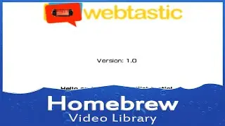 Webtastic 1.0 for PSP - Homebrew Video Library
