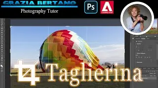Raddrizzare e Ritagliare un formato personalizzato con lo strumento Taglierina. Photoshop Base