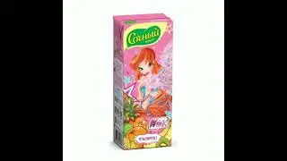 Сок Сочный Фрукт Winx Club Мультифрукт Shorts