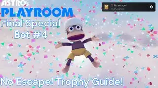 Astro's Playroom No escape! Trophy Guide Fourth & Final Special Bot How To (Ape Escape) Free DLC