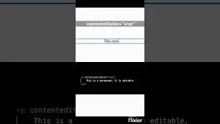 Whet happen when you set contenteditable="true" on any HTML Tag #shorts #html