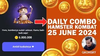💵 DAILY COMBO CARD HAMSTER KOMBAT 25 JUNE 2024 | KARTU KOMBO HARIAN HAMSTER KOMBAT 25 JUNI 2024