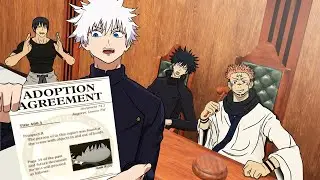 Gojo and Toji fight for custody of Megumi! (jujutsu kaisen vr)
