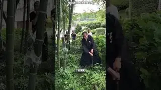 How Sharp Japanese Sword Is #shorts