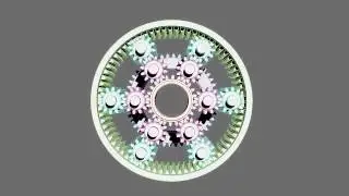 3DS Max Planetary Gear Animation