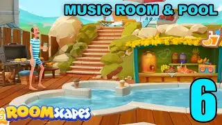 Roomscapes Music Room & Pool Gameplay Walkthrough - Part 6 (Android, iOS)
