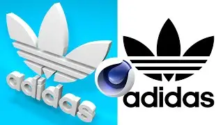 #cinema4d How to create 3D logo from 2D image with Adobe Photoshop and CINEMA 4D