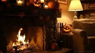 05-Minute Cozy Autumn Fireplace — No Music 🍂🔥 4K