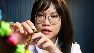 Teman Diam- diam Mainin Rambutmu Di Kelas (Hair playing, hair massage) | ASMR Roleplay