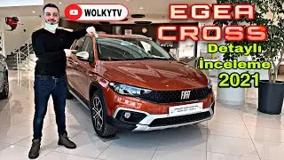 2021 Egea Cross 1.0 FireFly - Lounge Plus Paket İnceledik |Merak Ettiğiniz Herşey | 