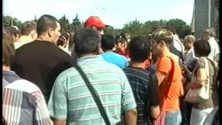 Флешмоб Ростсельмаш 85 лет / Погоня за футболками