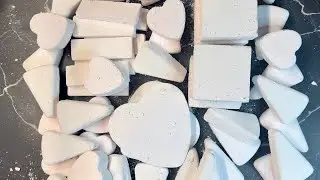Plain Jane Mass Crush - 50 pieces in 4 minutes! - gym chalk ASMR
