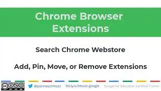 Chrome Browser Extensions and Chrome Webstore