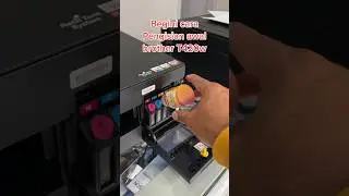 CARA PENGISIAN AWAL TINTA BROTHER T220 dan T420W #brotherT220 #brotherT420W