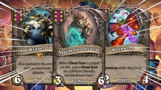 OMG THE PERFECT MENAGERIE AGGEM COMP?! | Hearthstone Battlegrounds
