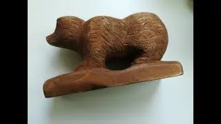 КАК ВЫРЕЗАТЬ МЕДВЕДЯ ИЗ ДЕРЕВА (Woodcarving)