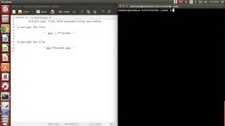 Protect files with password in linux. gpg encryption