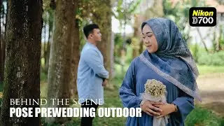 Behind The Scene Prewedding // nikon d700