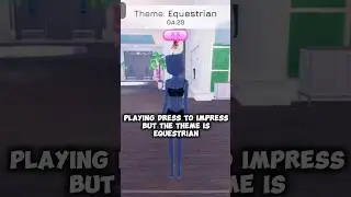 Dress to impress but the theme is Equestrian🏇 || #roblox #dresstoimpress