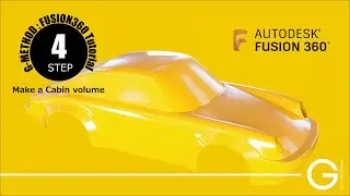 【Fusion360 Car Modeling Tutorial 】Vol.08 Make a cabin volume