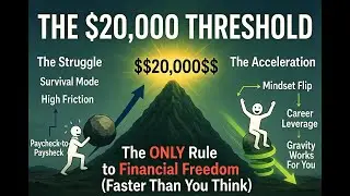 💰 The $20,000 Threshold: The ONLY Rule to Escaping Paycheck-to-Paycheck (Faster Than You Think)