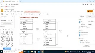 Creating Entity Relationship Diagram(ERD) Using Draw.io
