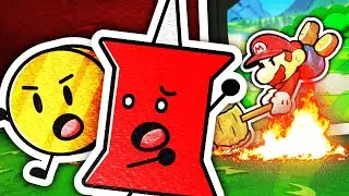 Paper Mario Style but BFDI